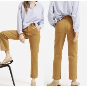 Madewell High Rise Classic Straight Pants In Bronzed Lichen 29541